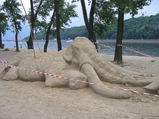 Козацька чайка – Скульптура з піску