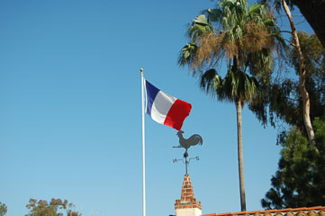 Французький прапор та півень